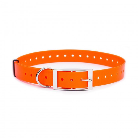Zgarda din plastic cu ochi, portocaliu - 25 mm x 70 cm20 mm x 55 cm