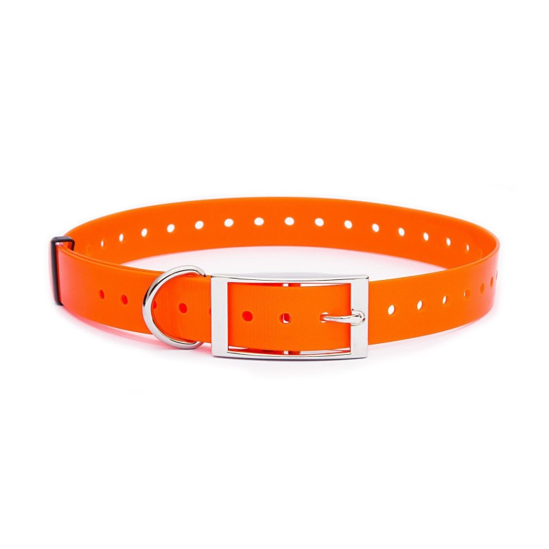 Zgarda din plastic cu ochi, portocaliu - 25 mm x 70 cm20 mm x 55 cm