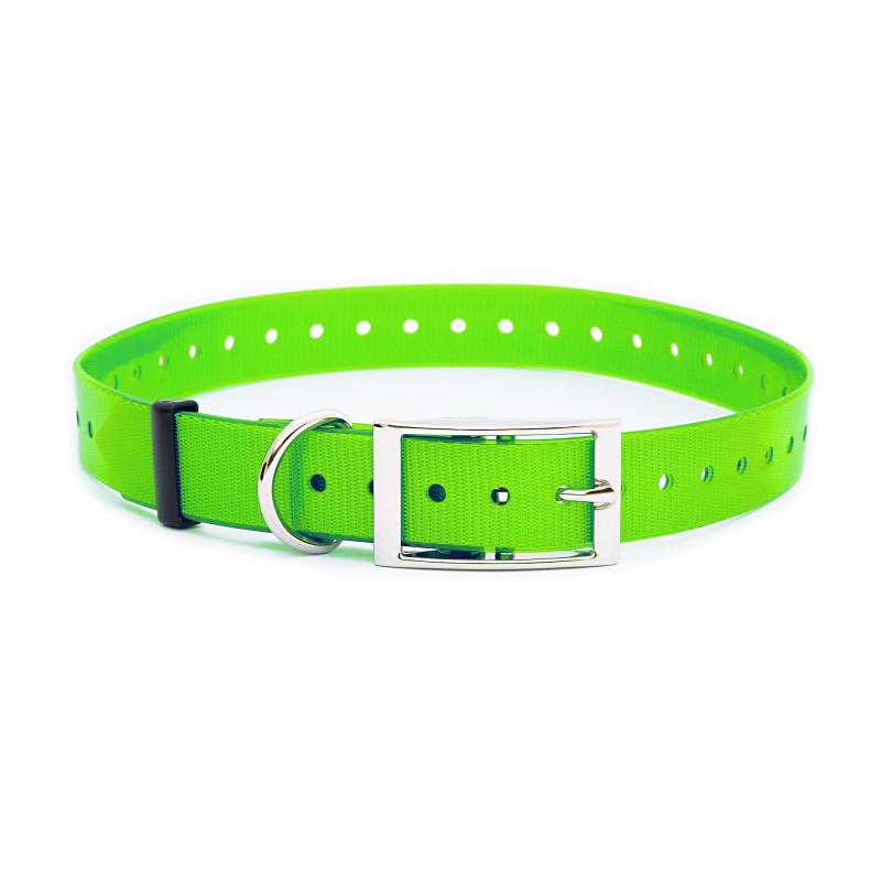 Zgarda din plastic cu ochi, verde - 20 mm x 55 cm20 mm x 55 cm