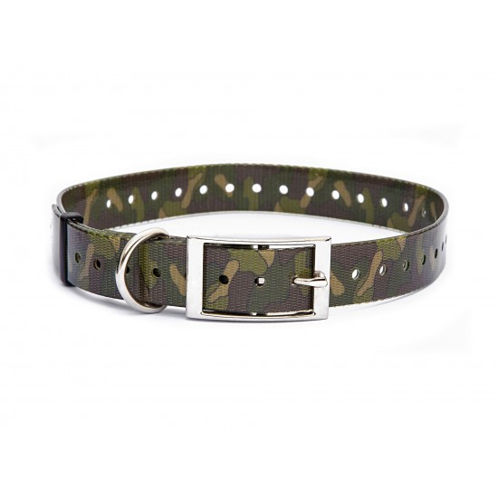 Zgarda din plastic cu ochi, camuflaj verde