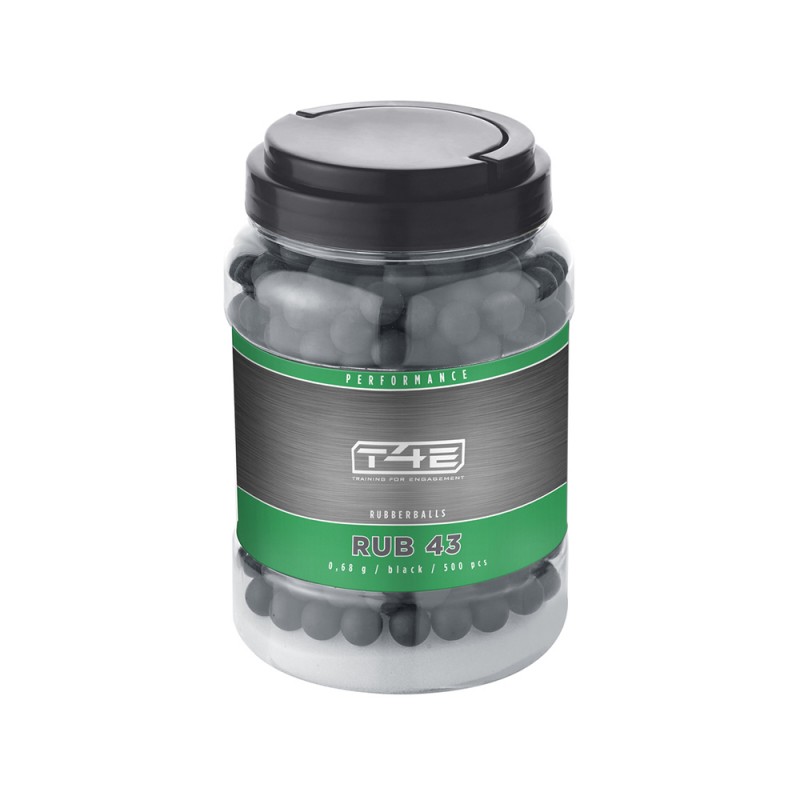 Bile de cauciuc Umarex T4E Performance RUB 43, cal. .43, 0.68 g, 500 bucati