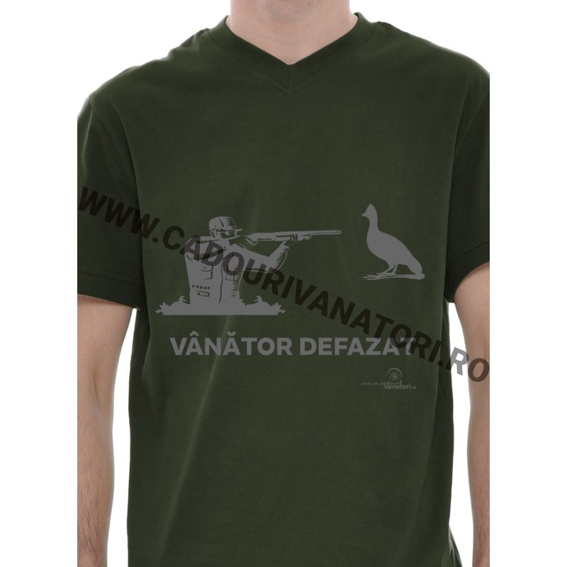 Tricou Vanator defazat - kaki