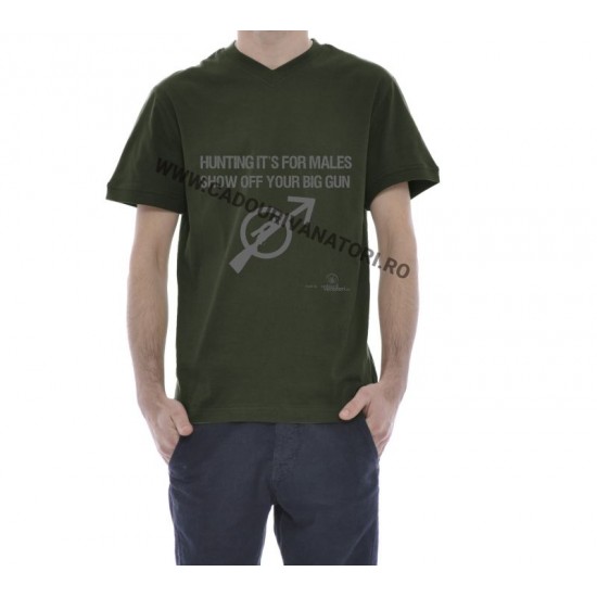 Tricou Show off your big gun - kaki
