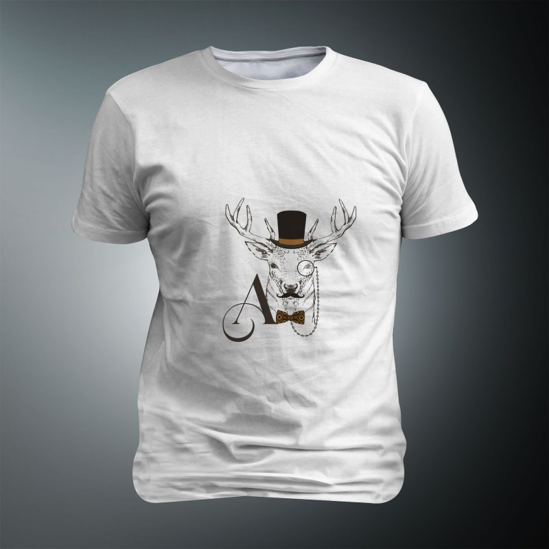 Tricou A-Cerb M10 - alb