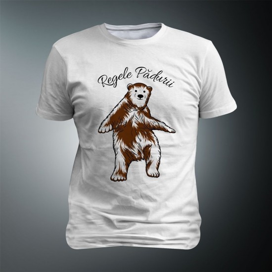 Tricou Regele Padurii M12 - alb