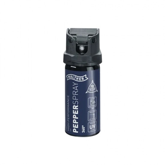Spray paralizant cu piper Walther ProSecur 2.2023, 4.5 m, 40 ml, unghi pulverizare 360°