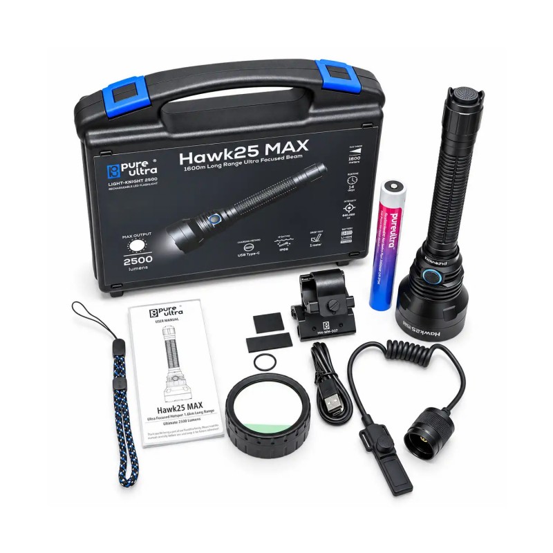 Pureultra Hawk25 MAX set de bază, Lanternă pentru Vânătoare