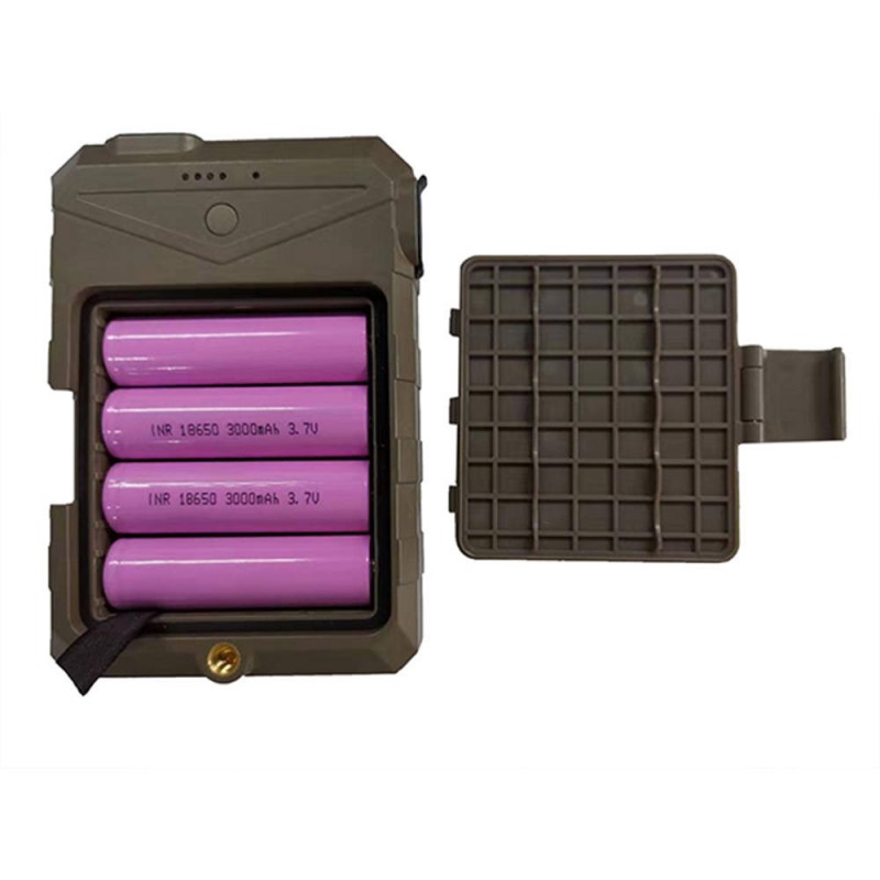 Incarcator solar Boly Guard BC-02 - 4 x 18650 2200mAh set acumulatoare