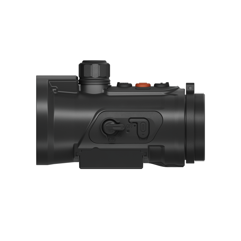 ThermTec Hunt 650L - Camera termoviziune Clip-On si Monocular cu Telemetru