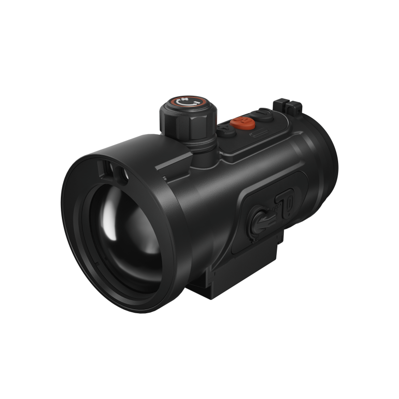 ThermTec Hunt 650L - Camera termoviziune Clip-On si Monocular cu Telemetru