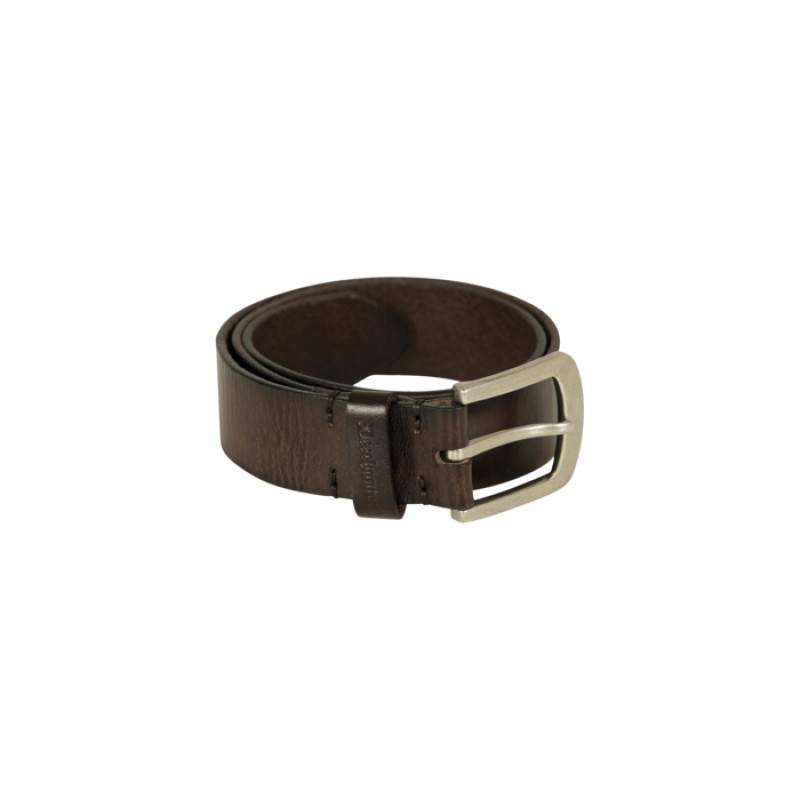 Curea din piele Deerhunter, latime 4 cm - Maro Inchis