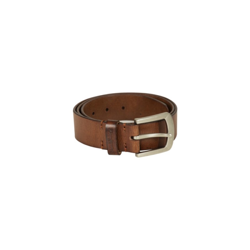 Curea din piele Deerhunter, latime 4 cm - Maro