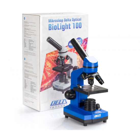 Microscop Delta Optical BioLight 100 albastru