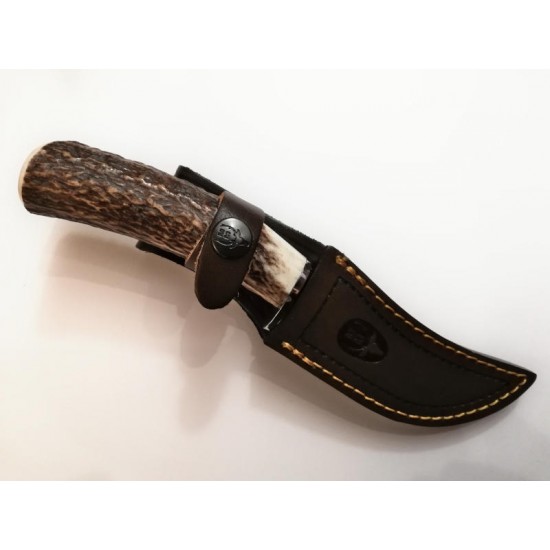 Cutit de jupuit Muela cu maner din corn de cerb DP-10A