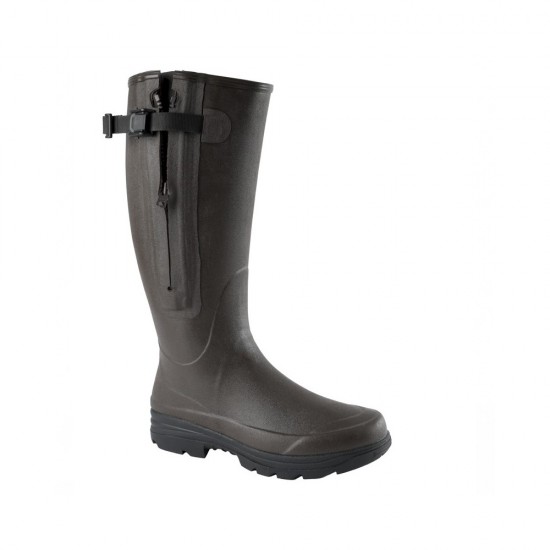 Cizme neopren cu fermuar si catarama - 46