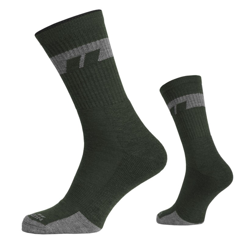 ȘOSETE ALPINE DIN LÂNĂ MERINO MID EL14016 - Pentagon