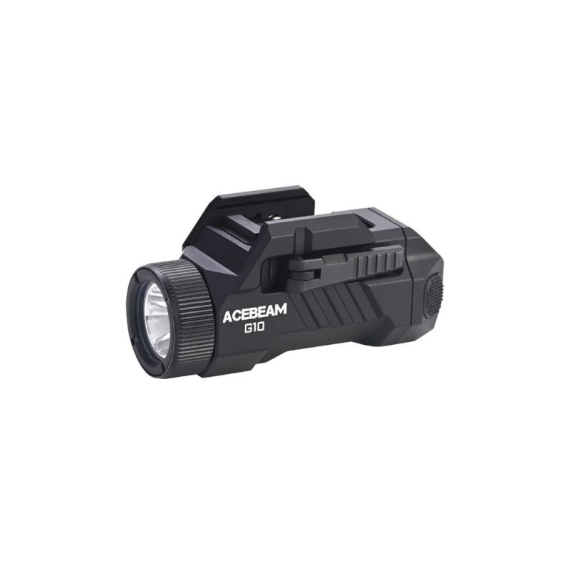 Lanterna cu prindere pe sina Acebeam G10 Black, 600 lm, 200 m