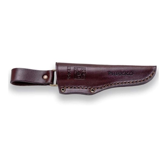 Cutit de vanatoare Joker PUUKKO CL-130, teaca din piele, maner mesteacan
