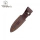 Cutit de vanatoare Joker CO17, teaca din piele, maner maslin