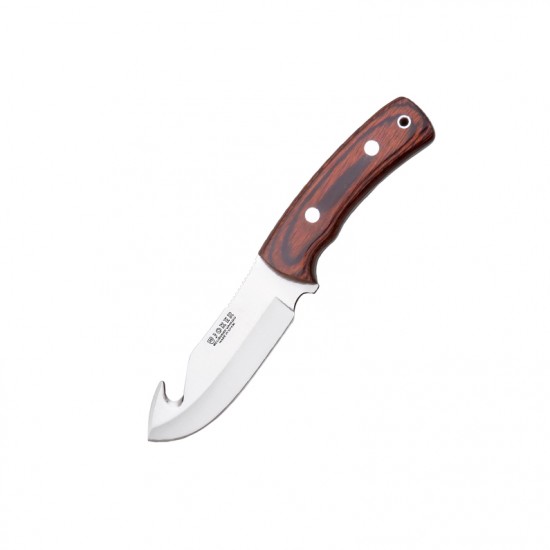 Cuțit Joker CR56 Oso – Oțel MOVA 1.4116, Mâner lemn Stamina, Lamă 12 cm, Husă piele