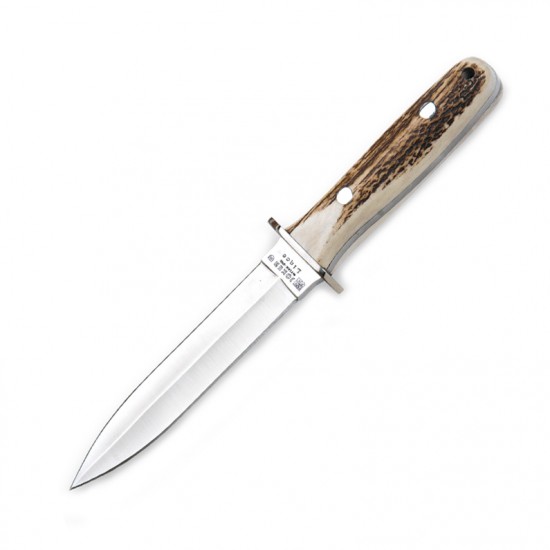Cuțit Joker CC43 Lince – Oțel MOVA 1.4116, Mâner corn de cerb, Lamă 15,5 cm