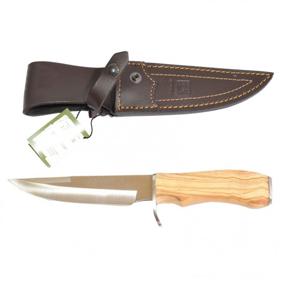Cuțit Joker CO38 Tigre – Oțel MOVA 1.4116, Mâner lemn de măslin, Lamă 14,5 cm