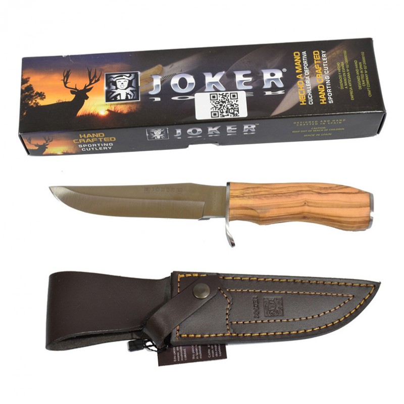 Cuțit Joker CO33 Tigre, mâner lemn, lamă 140 mm