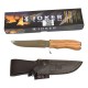 Cuțit Joker CO33 Tigre, mâner lemn, lamă 140 mm