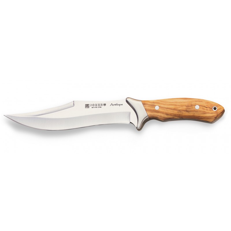 Cuțit Joker CO01 Antilope – Oțel MOVA 1.4116, Mâner lemn de măslin, Lamă 19,5 cm
