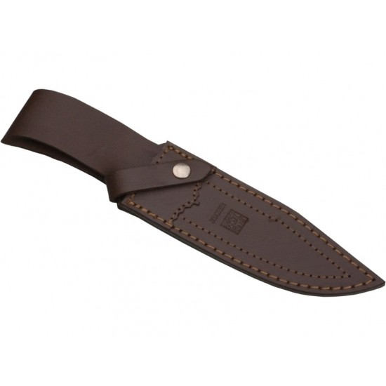 Cuțit Joker CO46 Gamo – Oțel MOVA 1.4116, Mâner lemn de măslin, Lamă 15,5 cm, Husă piele