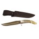 Cuțit Joker CT34 Jabato – Oțel MOVA 1.4116, Mâner din corn de cerb sculptat, Lamă 17 cm, Husă piele