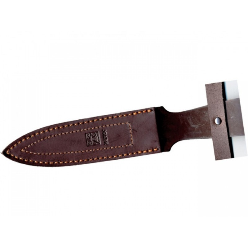 Cuțit Joker CO43 Lince – Oțel MOVA 1.4116, Mâner lemn de măslin, Lamă 15 cm, Husă piele