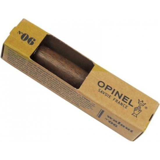 Opinel Nr.6 lama inox maner lemn de nuc