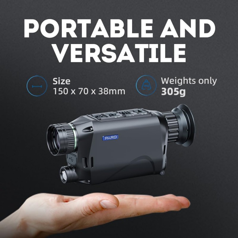 PARD NV009 940nm – Monocular digital de viziune de noapte Full HD cu iluminator IR invizibil