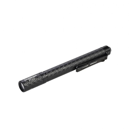 Lanterna profesionala Acebeam PT20 Black Carbon Fiber, 500 lumeni, 80 m