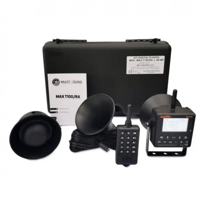  Kit Chematoare Electronica Multisound MAX-T100 RX 100 Sunete