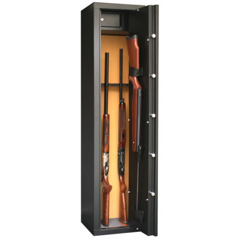 Dulap metalic SD7 pentru arme 6+1 cu vizor si cutie interioara