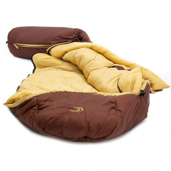 Sac de dormit 3-sezoane G250 Carinthia cu fermuar pe partea dreapta