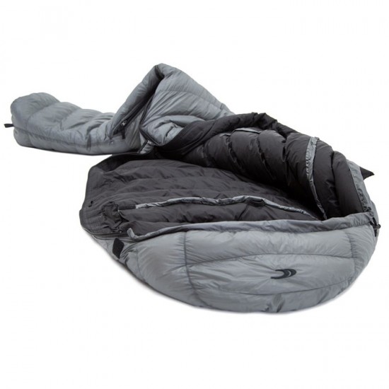 Sac de dormit Alpine D400 Carinthia cu fermuar pe partea dreapta
