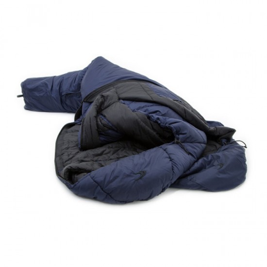 Sac de dormit Carinthia (TSS) cu fermuar pe partea dreapta - Navy Blue