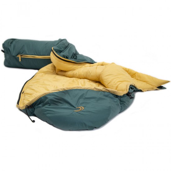 Sac de dormit trekking Carinthia G145 cu fermuar pe partea dreapta