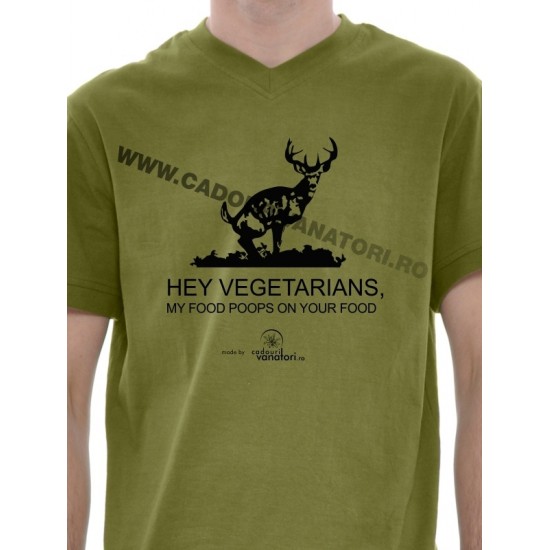 Tricou Hey vegetarians