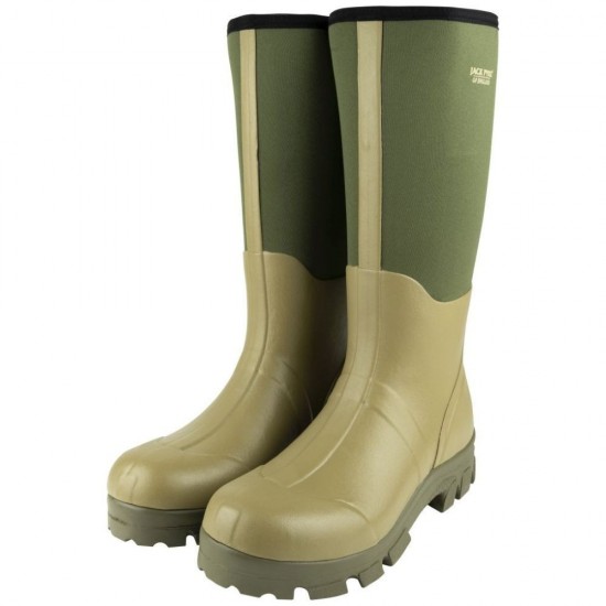 Cizme neoprene Jack Pyke Wellie Ashcombe, verde