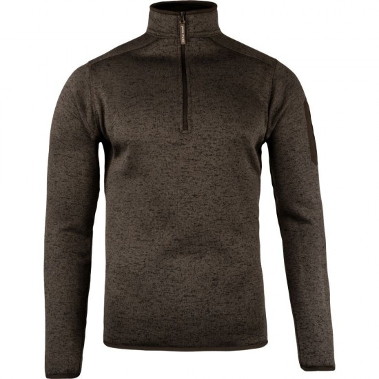 Fleece Jack Pyke Melange Quarter Zip, maro