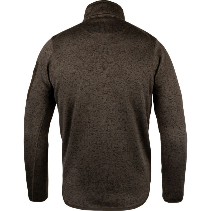 Fleece Jack Pyke Melange Quarter Zip, maro