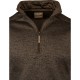 Fleece Jack Pyke Melange Quarter Zip, maro