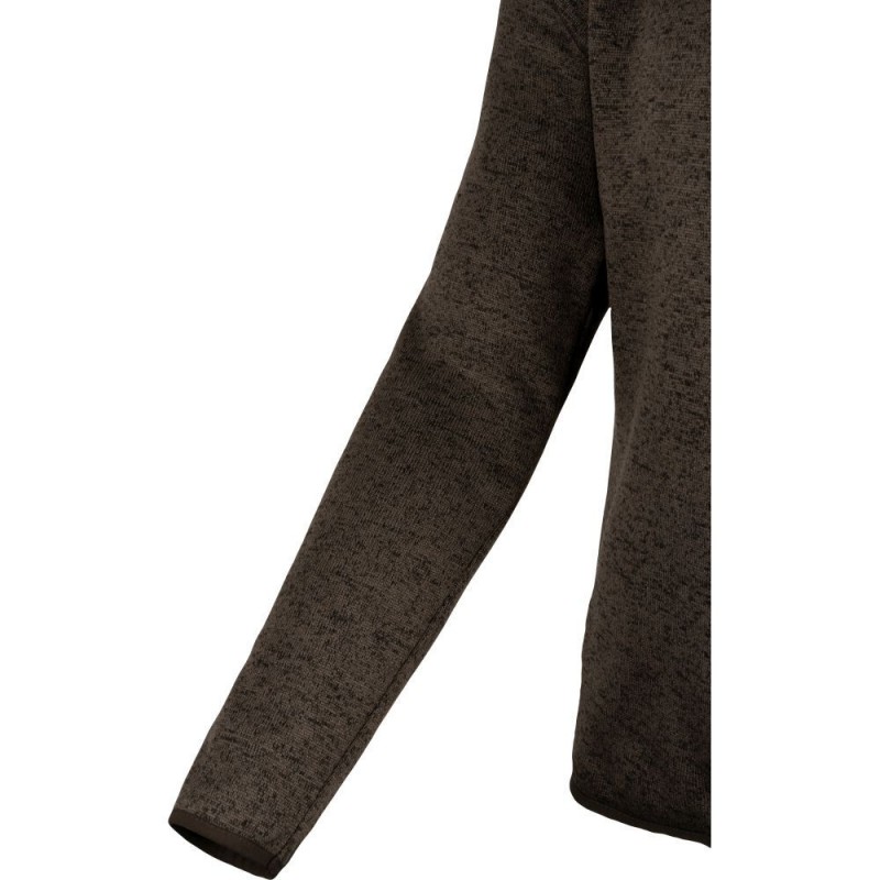 Fleece Jack Pyke Melange Quarter Zip, maro