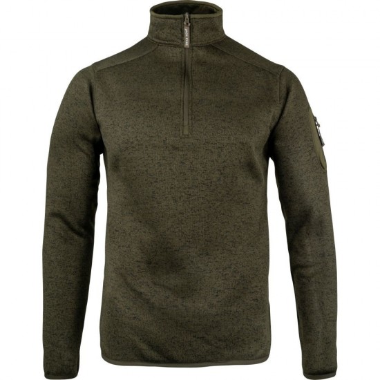 Bluza tricot Fleece Jack Pyke Melange Quarter Zip