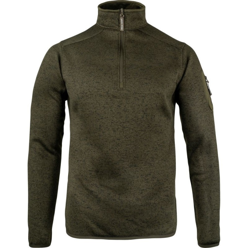 Bluza tricot Fleece Jack Pyke Melange Quarter Zip