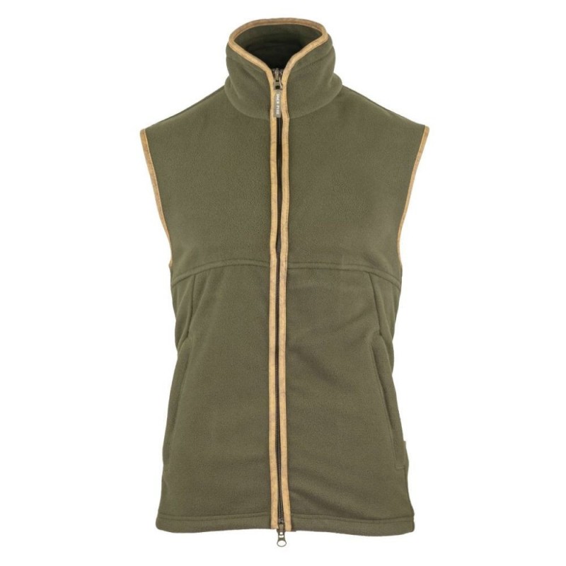 Vestă Jack Pyke Countryman Fleece Gilet, oliv închis